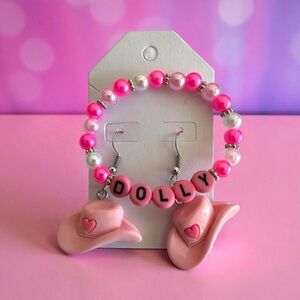 Dolly Parton Bracelet and Earrings Gift Set